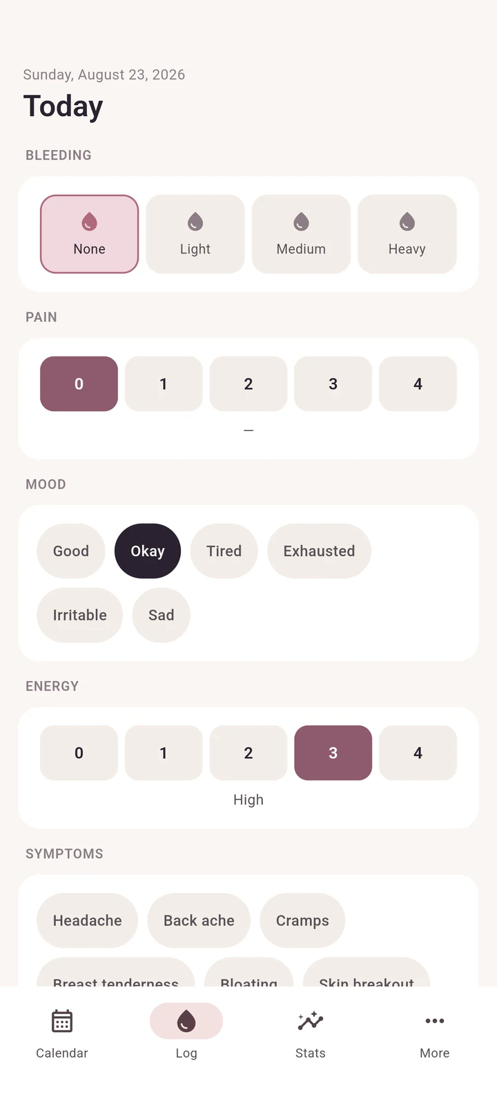 NolaCycle daily log